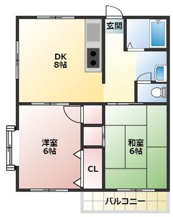 アルカディアA棟の間取り