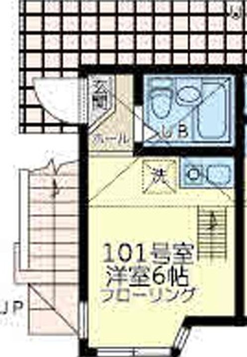 神奈川県横浜市西区境之谷(アパート)の賃貸物件の間取り