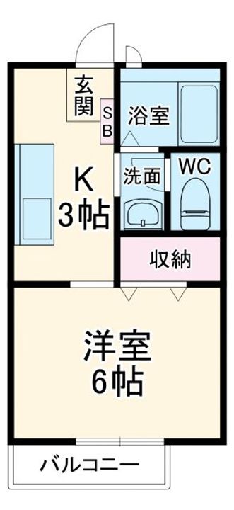 ペアシティ岩原の間取り