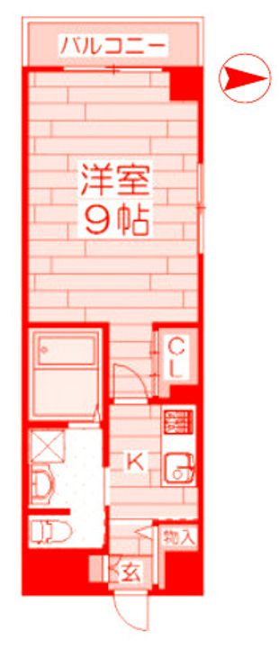 神奈川県横浜市戸塚区戸塚町(マンション)の賃貸物件の間取り