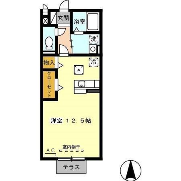 セジュール西田の間取り