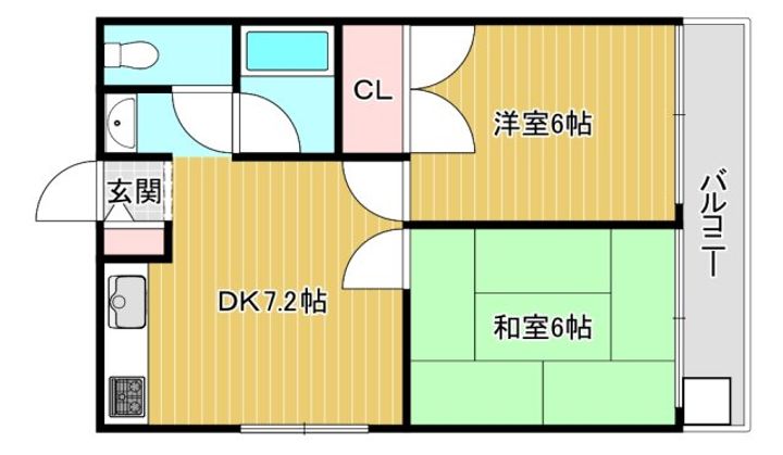 コーポ井上の間取り