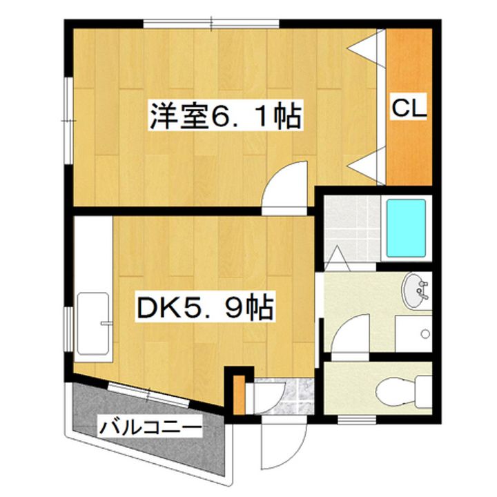 リーフォンハイムの間取り