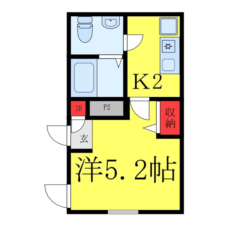 EINES HEIM 西尾久の間取り