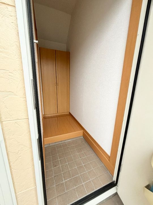 輝山の玄関