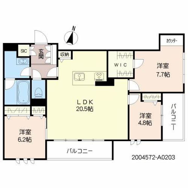 shamaison Ryuju **の間取り