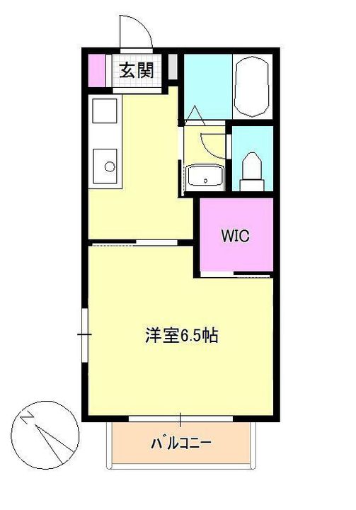 東京都八王子市千人町4(アパート)の賃貸物件の間取り