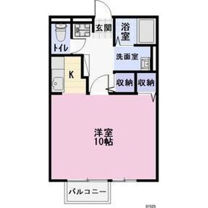 岐阜県瑞浪市下沖町1(アパート)の賃貸物件の間取り