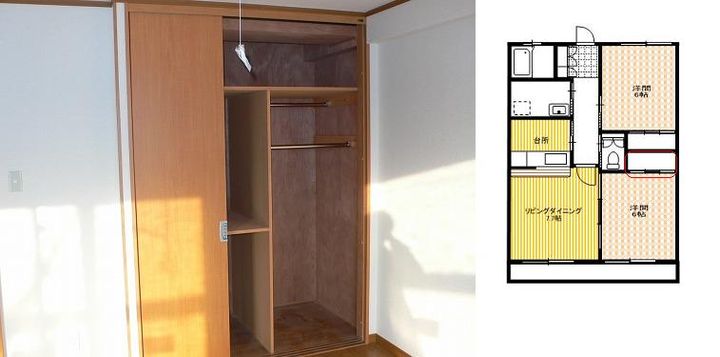 北ハイツ(Bタイプ)の内装