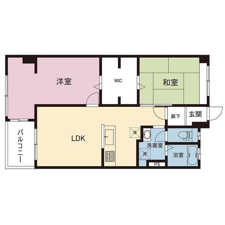 野庭団地621-1号棟の間取り