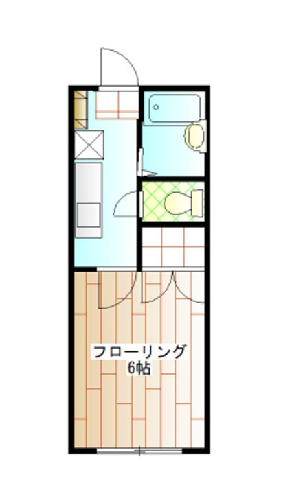 茨城県稲敷郡阿見町大字鈴木(アパート)の賃貸物件の間取り