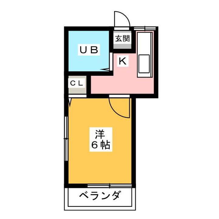 山崎ハイツの間取り