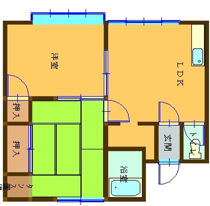 フラッツコリーヌの間取り