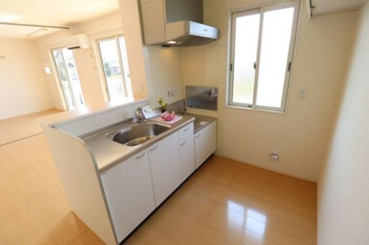 茨城県稲敷郡阿見町本郷2(アパート)の賃貸物件のキッチン