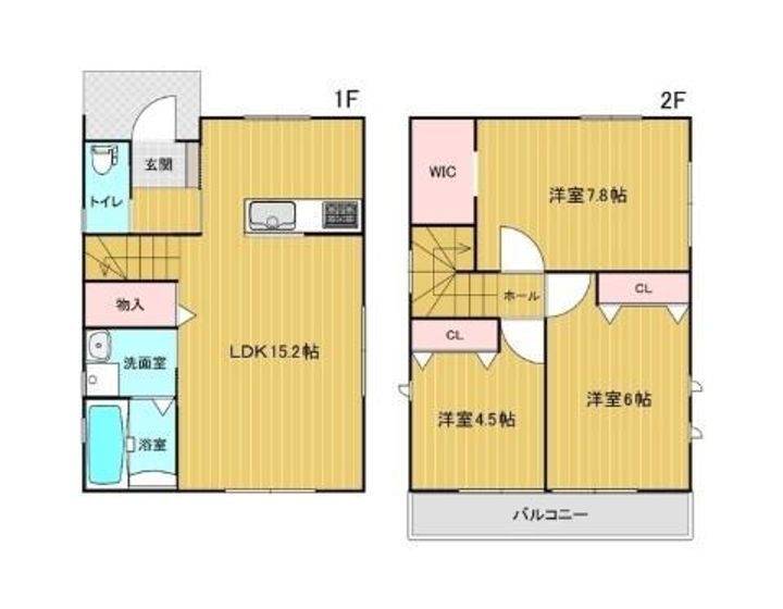 埼玉県深谷市東方町4(一戸建)の賃貸物件の間取り