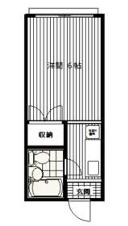 小川コーポの間取り