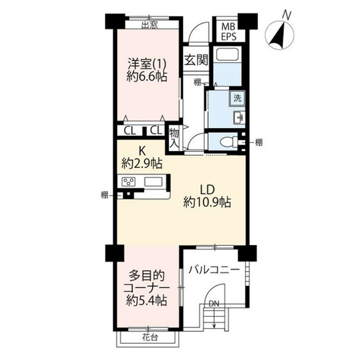 URひばりが丘パークヒルズの間取り