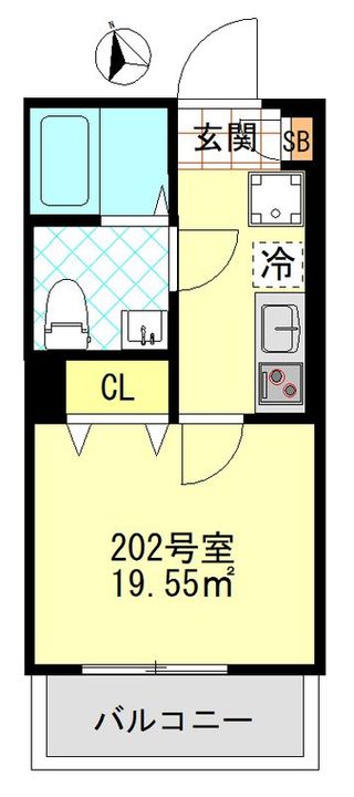 東京都足立区西綾瀬3(アパート)の賃貸物件の間取り