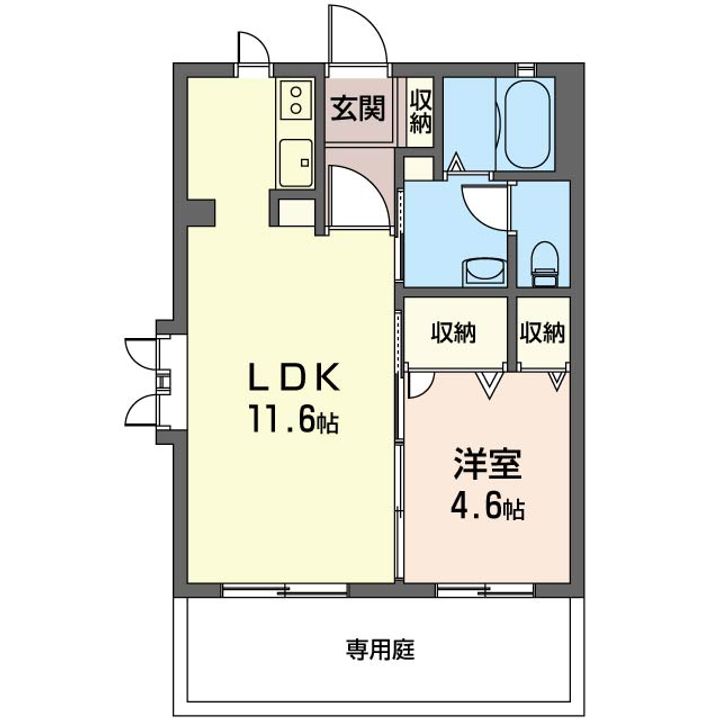 アネックスガーデン参番館の間取り