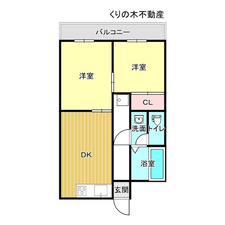 シェブー喜田村IIの間取り