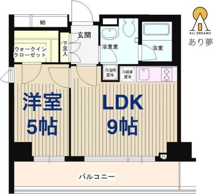 PORTO PARTIRE YOKOHAMAの間取り