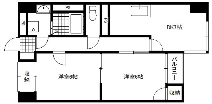セーフティーメゾン中央町の間取り