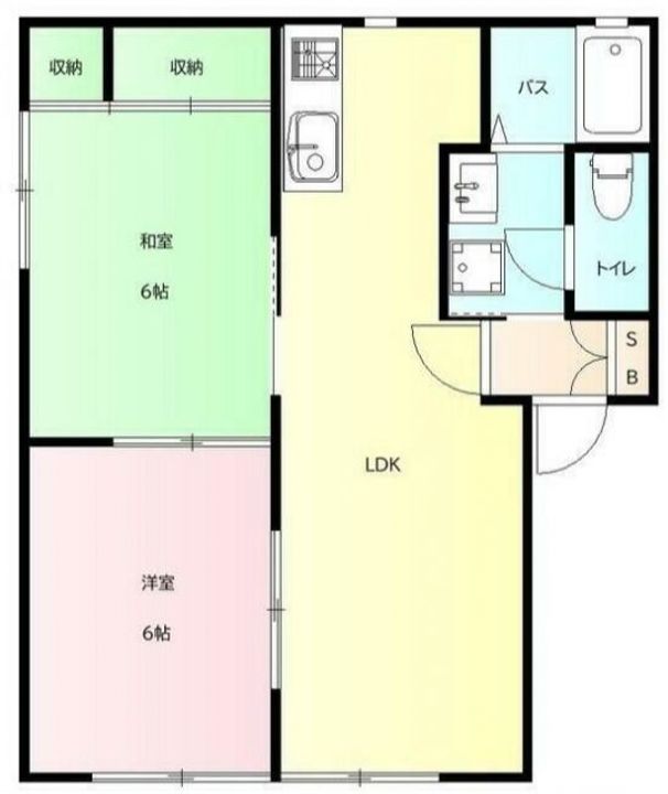 群馬県前橋市三俣町1(アパート)の賃貸物件の間取り