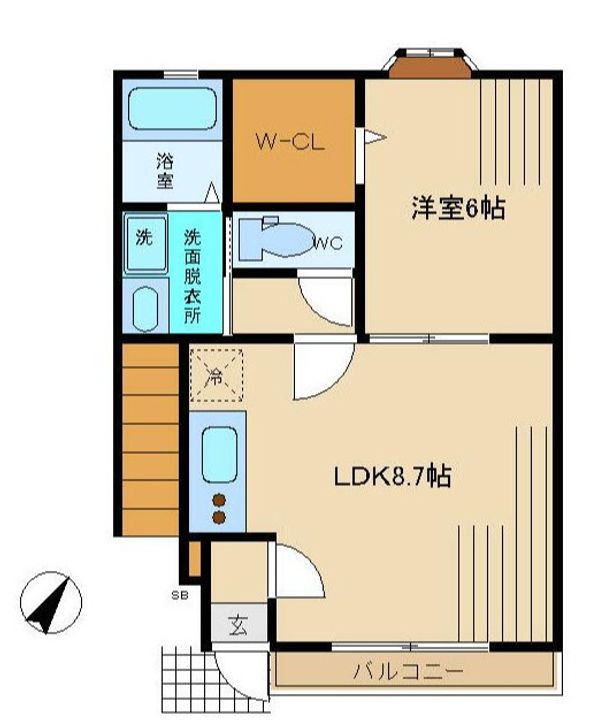 アンジュ・ルポの間取り