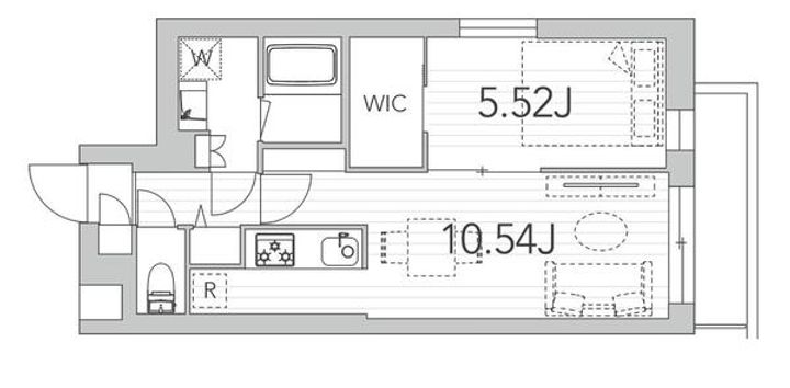 アプリーレ上野毛の間取り