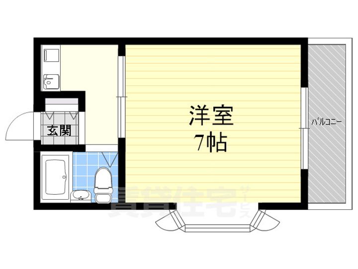 大阪府高槻市寿町1(マンション)の賃貸物件の間取り