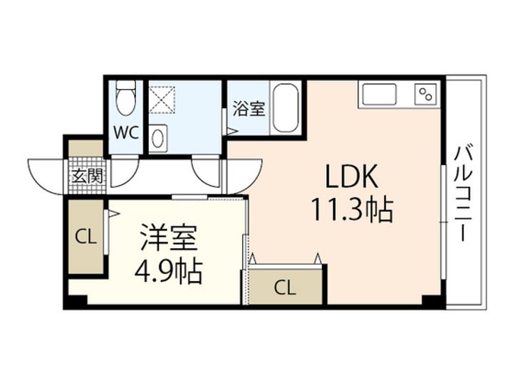 メゾンドWの間取り