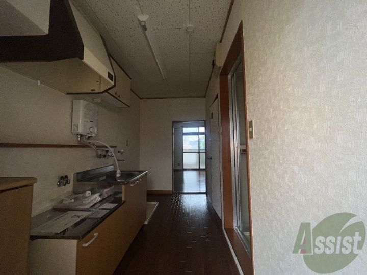 グリーンハイツの玄関