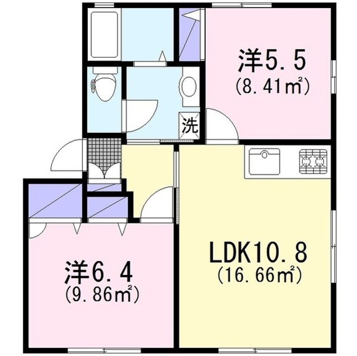 パークヒルAの間取り