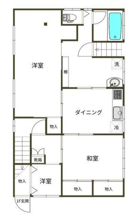 東京都目黒区中央町1(アパート)の賃貸物件の間取り