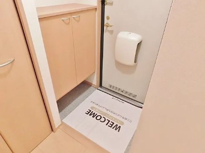 神奈川県伊勢原市下糟屋(アパート)の賃貸物件の玄関