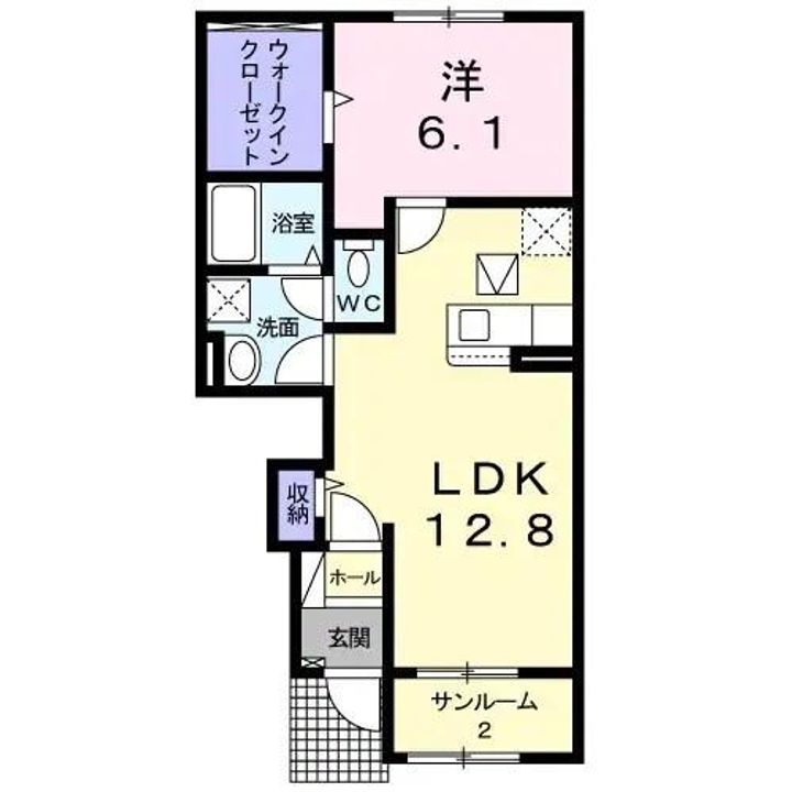 ラ・ファミーユの間取り