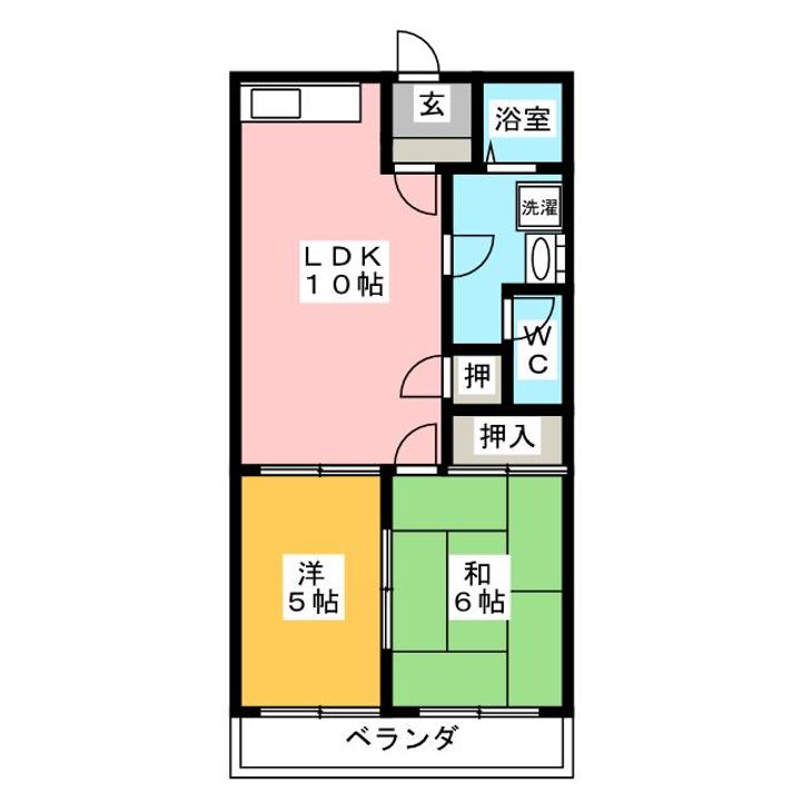 メゾンクレージュの間取り