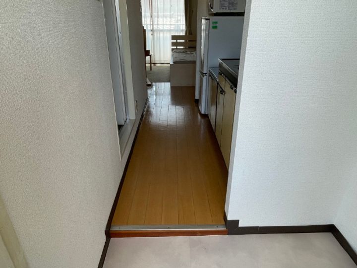 コーポ栄の玄関