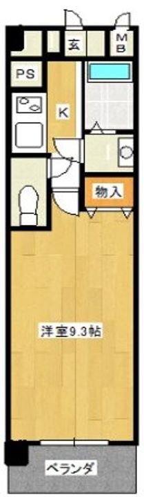 サンシティ烏丸高辻の間取り