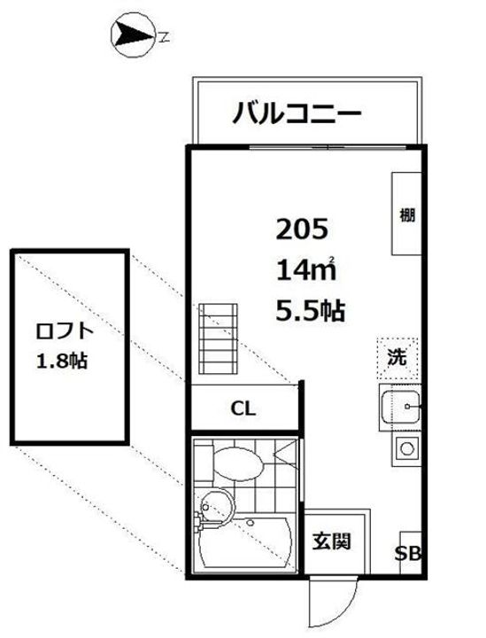 パソム西馬込の間取り