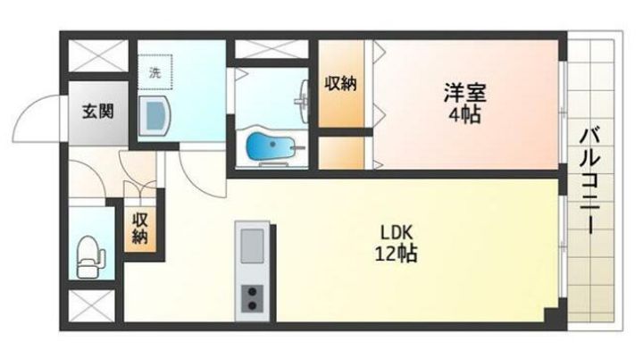 リベール入谷の間取り