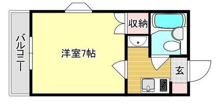 エスペーロ伊島の間取り