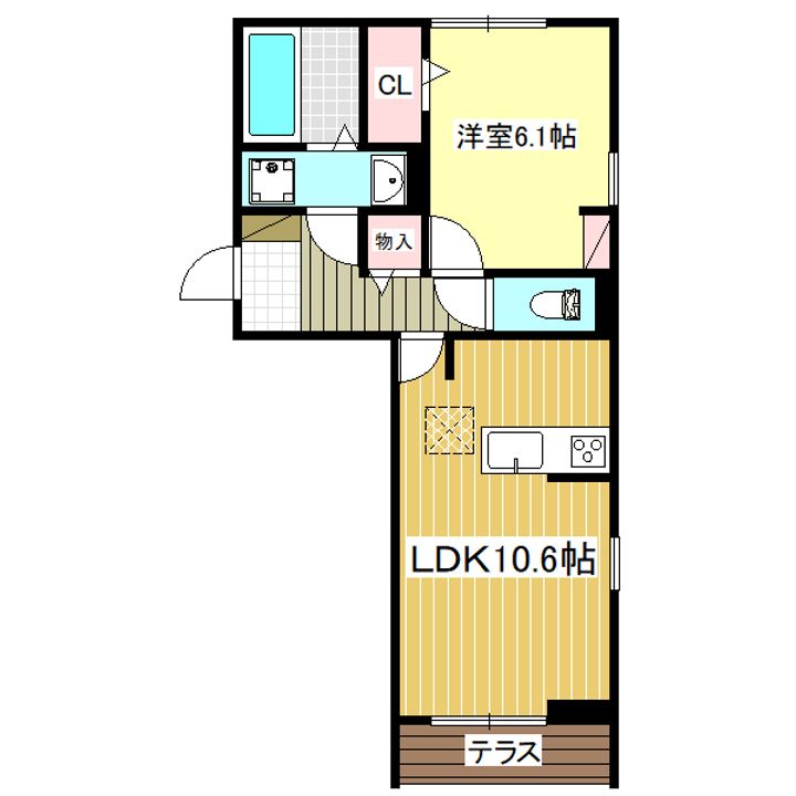 ヴェルデ遠見塚の間取り
