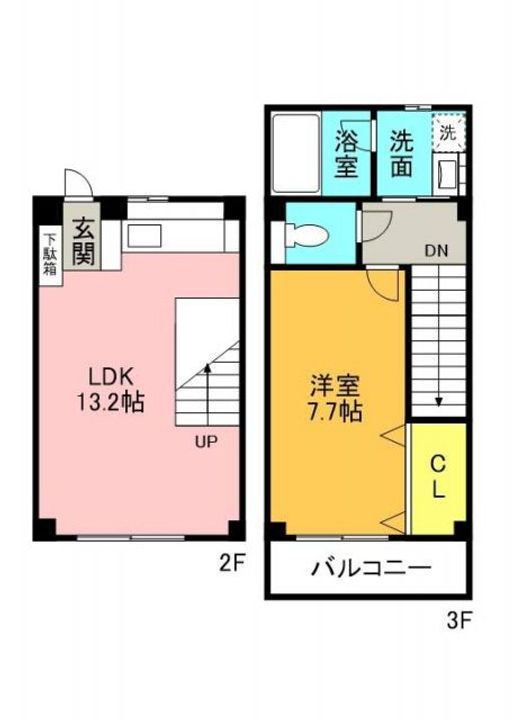 徳島県徳島市新浜町3(一戸建)の賃貸物件の間取り
