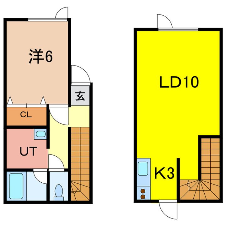 MAISONETTE 恵の間取り
