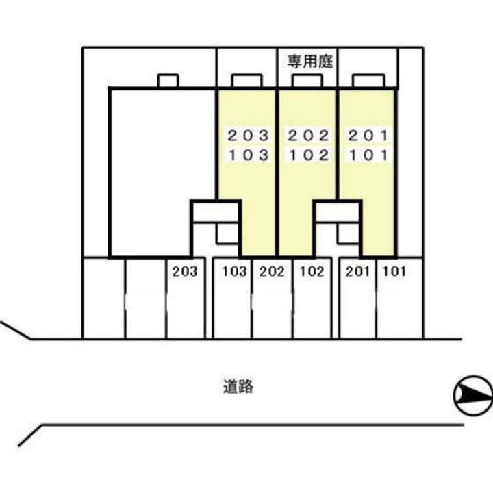 バッハ駅西新町の地図