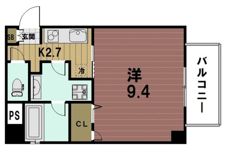 ミラージュにおの浜の間取り