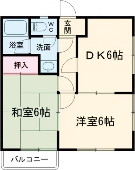 ハイツアキの間取り