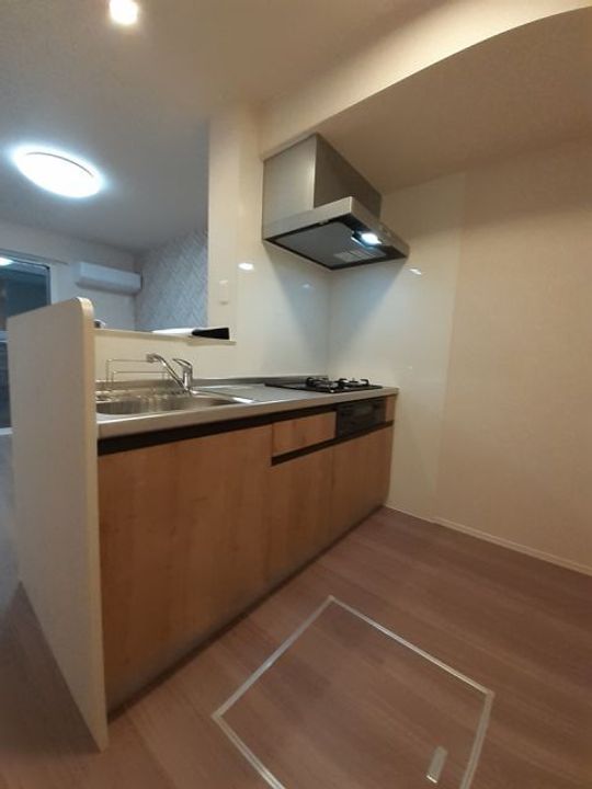 群馬県太田市新田木崎町(アパート)の賃貸物件のキッチン