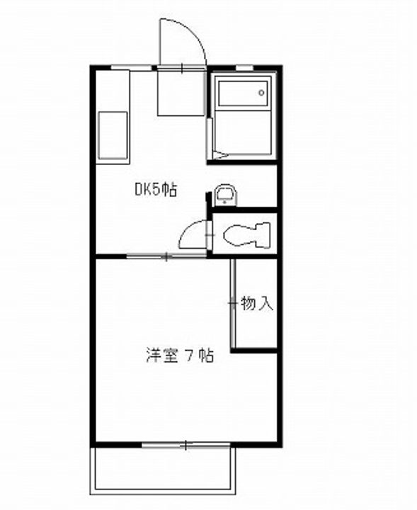 サムハイツAの間取り